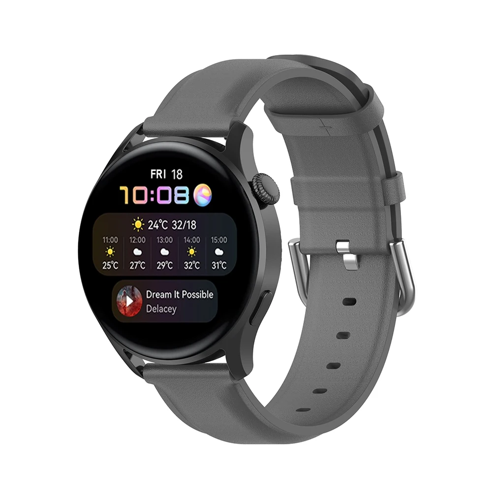 Huami Amazfit GTR 3  22mm  ո Ʈ Amazfit GTR 3 Pro/2/2e/47mm/Pace/Stratos Band  Smartwatch Leather Watchband