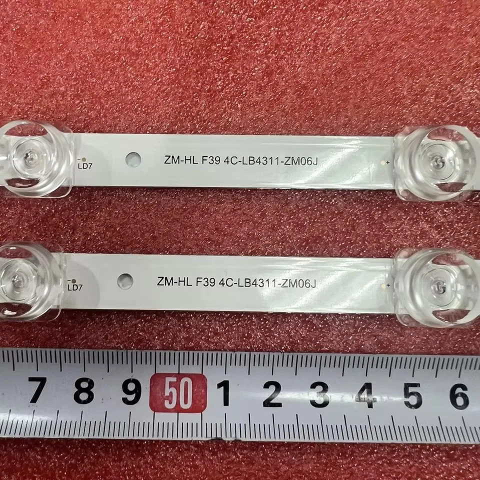 Bande LED De Rétroéclairage Pour Téléviseurs Thomson Et TCL - Modèles 43UG6400, 43DP628X1, Etc. - 21 LED, 810 Mm, 6V - Remplacement Pour Panneau Arrière Défectueux