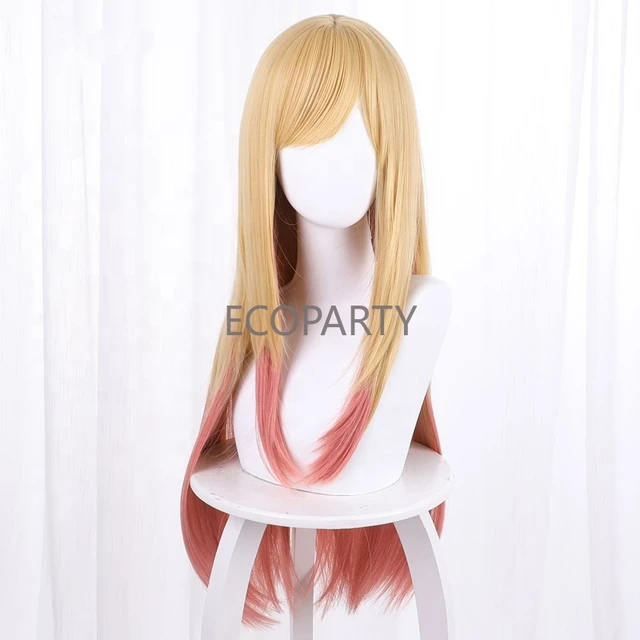 Women 80cm Long Straight Wigs Fashion Cosplay Costume Anime Hair Party Full  Wigs