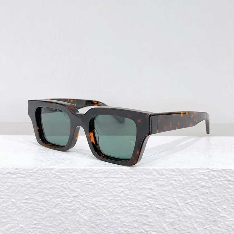 

Classic Street Fashion Square Sunglasses Men Shades INS Style Tortoise Sun Glasses Hand Made Acetate Solar Glasses for Women