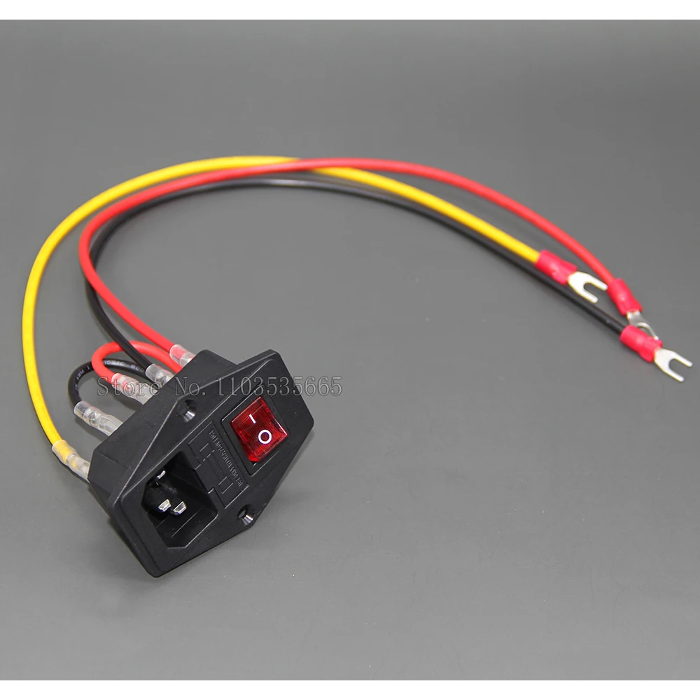 Support Module Alimentation EMI Avec Interrupteur - Pour Borne Arcade, Flipper - Neuf