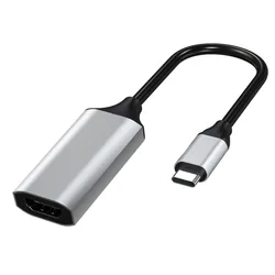 Ultra HD 4K USB-C to HDMI Cable Adapter (Silver Alloy)