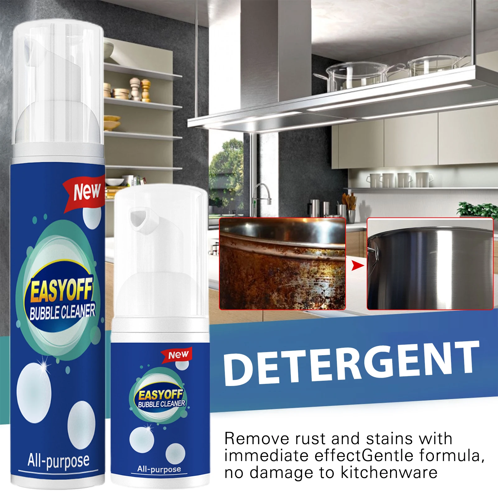 30ml Grease Remover Powerful & Strong Multipurpose Kitchen Foam