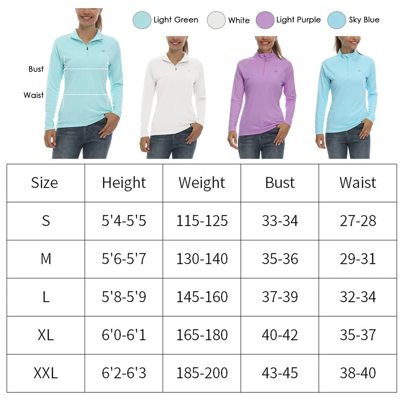 Women UPF 50+ Sun Protection Shirt Long Sleeve SPF UV Shirt Hiking Outdoor Top Lightweight Running T shirt 6