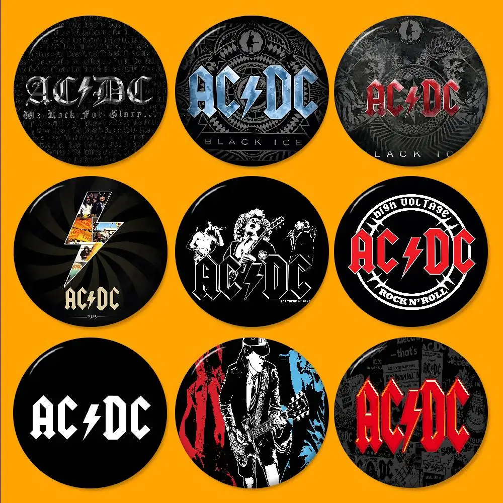 밴드 A-ACDC 멋진 새로운 브로치 소프트 버튼 핀 재미있고 유머러스한 스케..