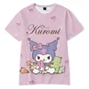 2023 Anime Cartoon Summer Kuromi T-Shirt My Melody Hello Kitty 3D Print Cartoons Clothes Kid Girl Boy Fashion T Shirt Casual Top 2