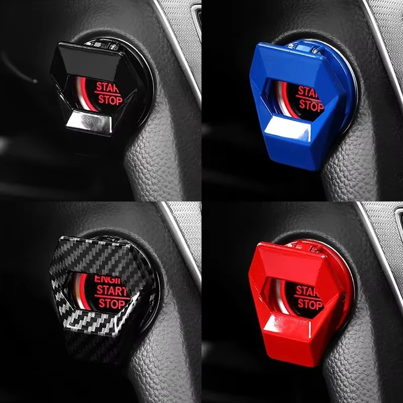 Engine Start Stop Switch Protective Decorative Cover - Auto Interior Accessory