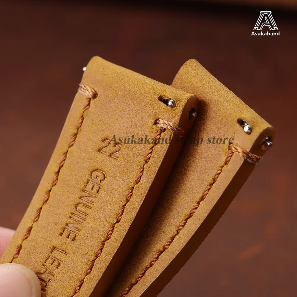 Vintage Leather Watch Strap - Business Replacement Quick Release Unisex Band