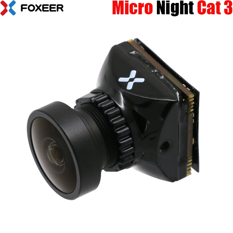 

Foxeer Micro Night Cat 3 1200TVL 0.00001lux IR Sensitive Night Vision FPV Camera 850nm IR Light For RC FPV Racing Drone
