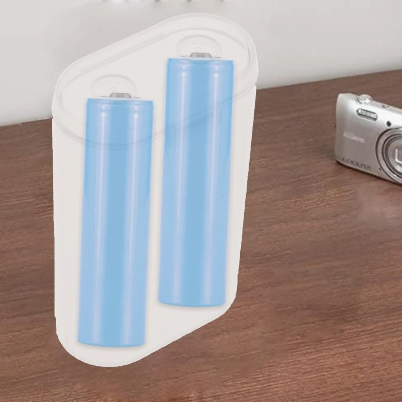 

Convenient Battery Storage Case for 2pcs 21700 Batteries Secure &Organize Batteries with this PP Storage Case Box