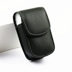 Elegant PU Leather Foldable Glasses Case - Unisex Multi - functional Storage Bag (Black - 1)