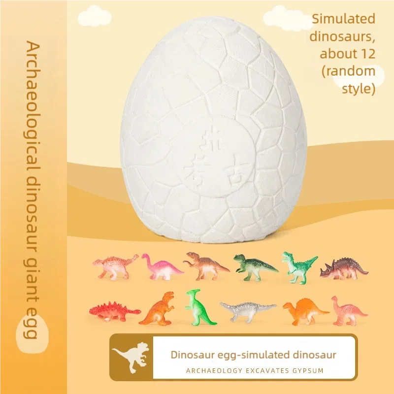 Kit di Scavo Uova di Dinosauro Giocattoli Archeologici con Fossili di Dinosauro