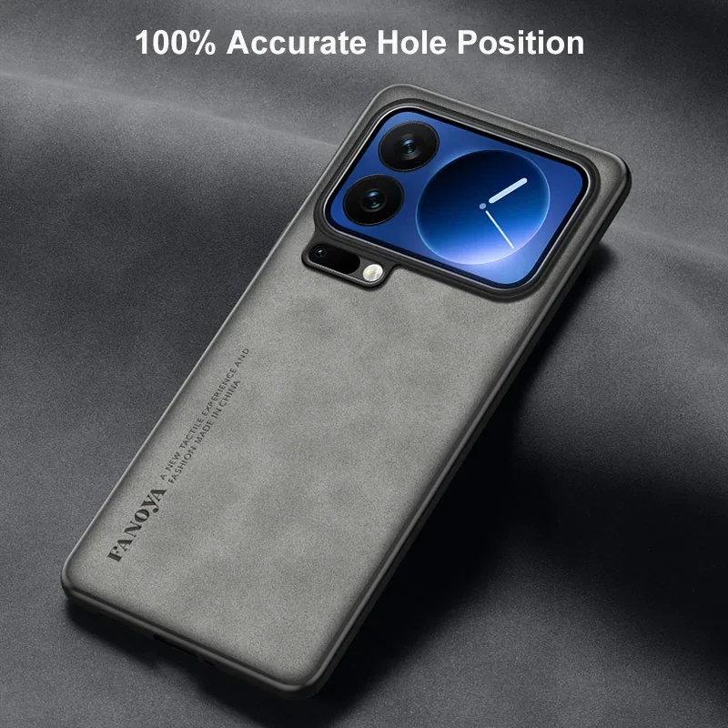 Luxury PU Leather Shockproof Phone Case with Silicone Protection and Back Cover