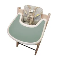 Eco Friendly Trip Trap Highchair Placemat Washable Baby High Chair Silicone Placemat for Kids Dining 1