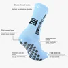 Football socks, men's mid length sports socks, running socks, anti slip thick towel bottom, wear-resistant 6