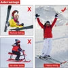 2/1PC Ski Tip Connector For Beginners Ski Wedge Aid Connector For Children Adults Outdoor Training Sport Snowboarding Accessory 5