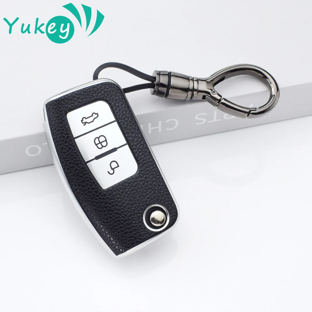 Remote Control Case Car Key Cover and Keychain for Ford Vehicles