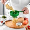 1PCS Plastic Folding Telescopic Funnel For Wide Mouth Jars Kitchen Tools Food Silicone Grade Large Canned Jam Spice Funnel 2