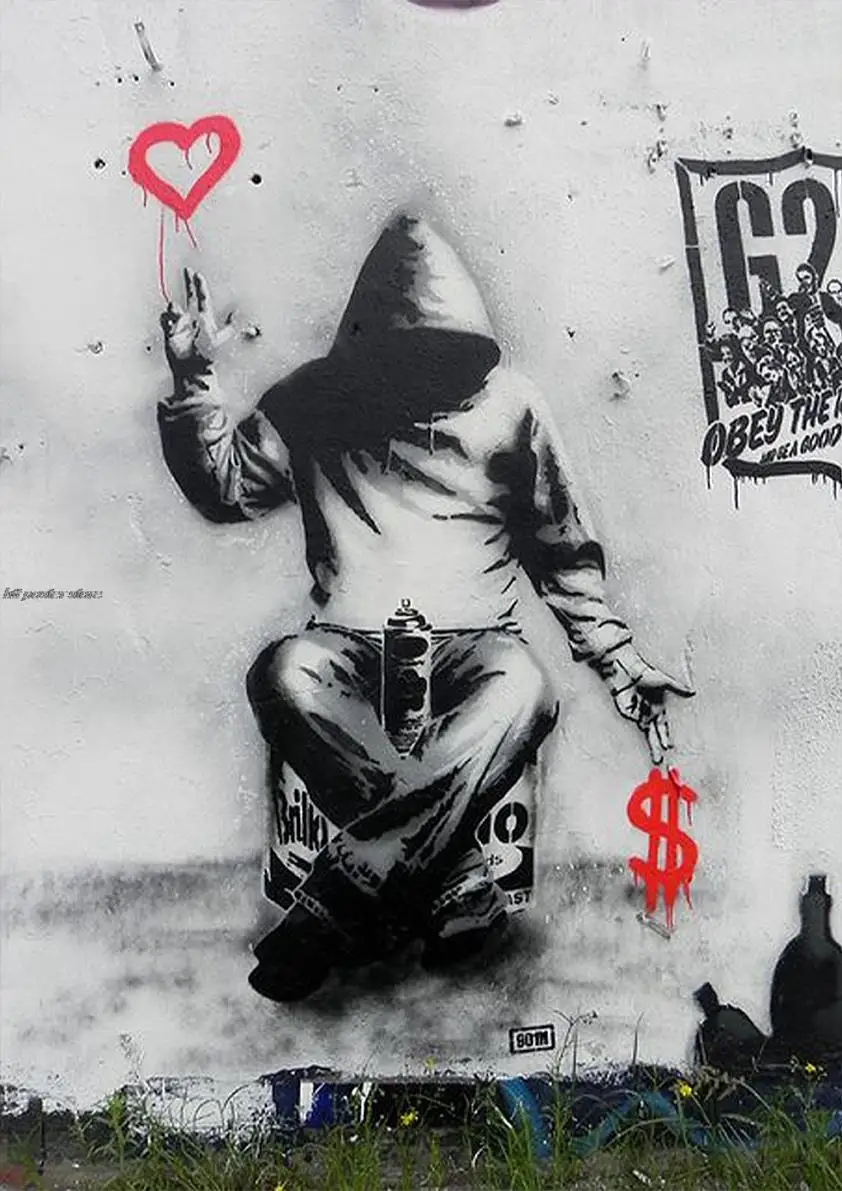 額装品/ThugForLifeBunny/バンクシー/ポスター/インテリア/貴重 Banksy/バンクシー/インテリア/アートポスター/A2サイズ - メルカリ