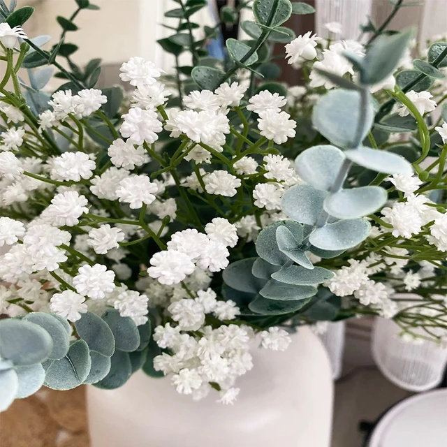 Artificial Flowers Baby Breath  Fake Baby Breath Gypsophila - 52cm  Artificial - Aliexpress