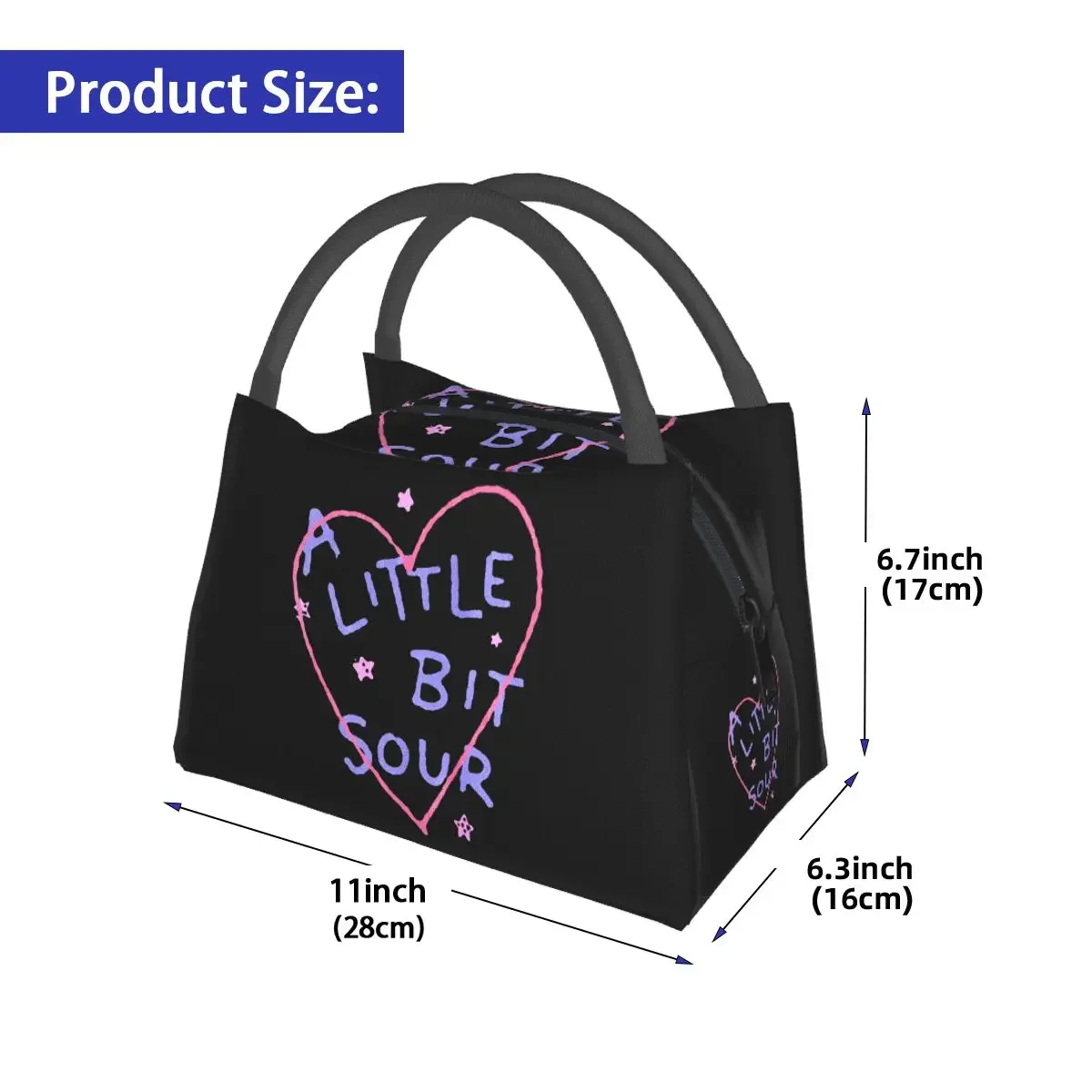 Olivia Vampire Rodrigos Sour Lunch Bags Insulated Bento Box Resuable Lunch Tote Picnic Bags Thermal Bag for Woman Student Work