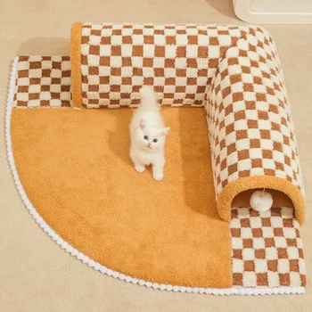 Tunnel Cat Nest – Winter Warm, Removable & Washable Cat Bed House 1