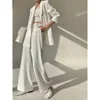 Summer White Women Suits Slim Elegant Peak Lapel Solid Party Prom Wedding Tuxedo Formal Casual Office Pants Sets (Jacket+Pants) 3