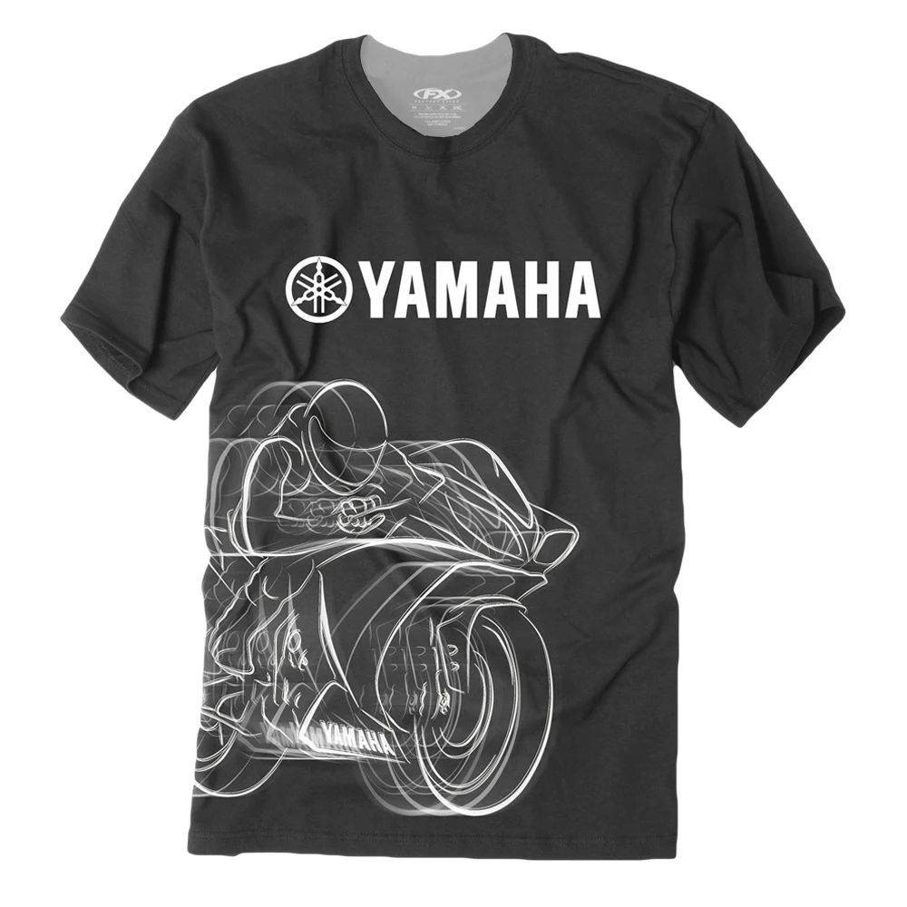 Conjuntos familiares a juego Camisas Yamaha Ropa para hombres y mujeres Camisas de manga corta con cuello redondo Tops suaves y livianos de secado rápido