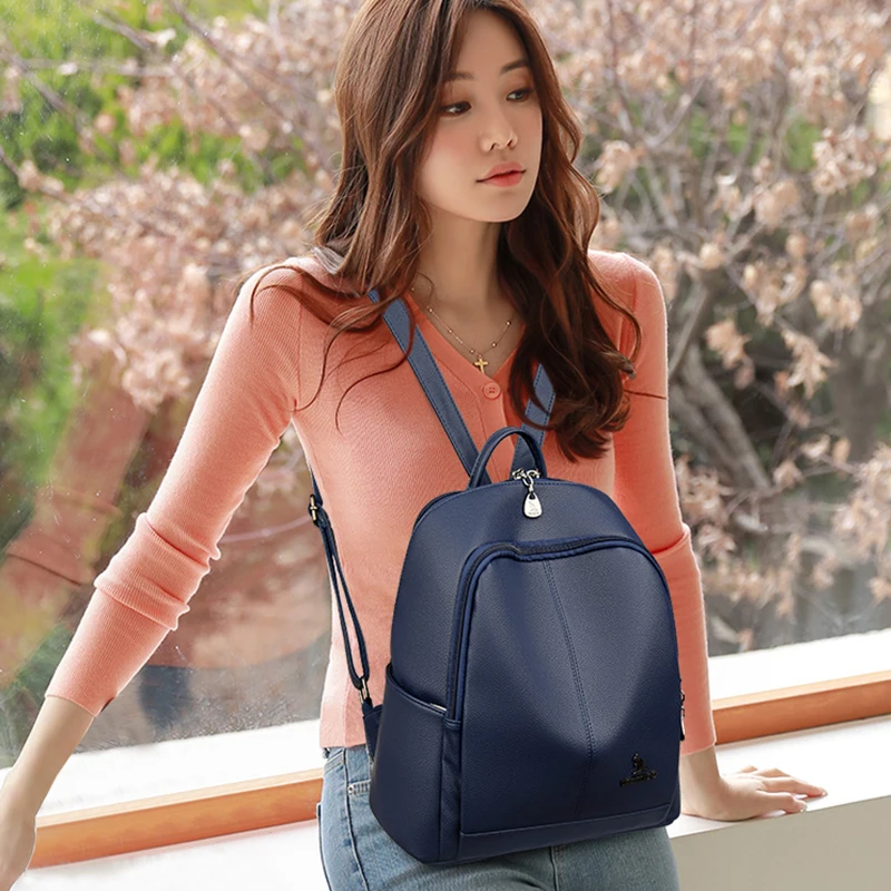 awesome leather backpacks for men The Compact this leather backpack for Color:Aubergine Ballistic/Mountain Grey 210 Cerylon Deuter Futura SL 24 Husband anniversary leather gift
