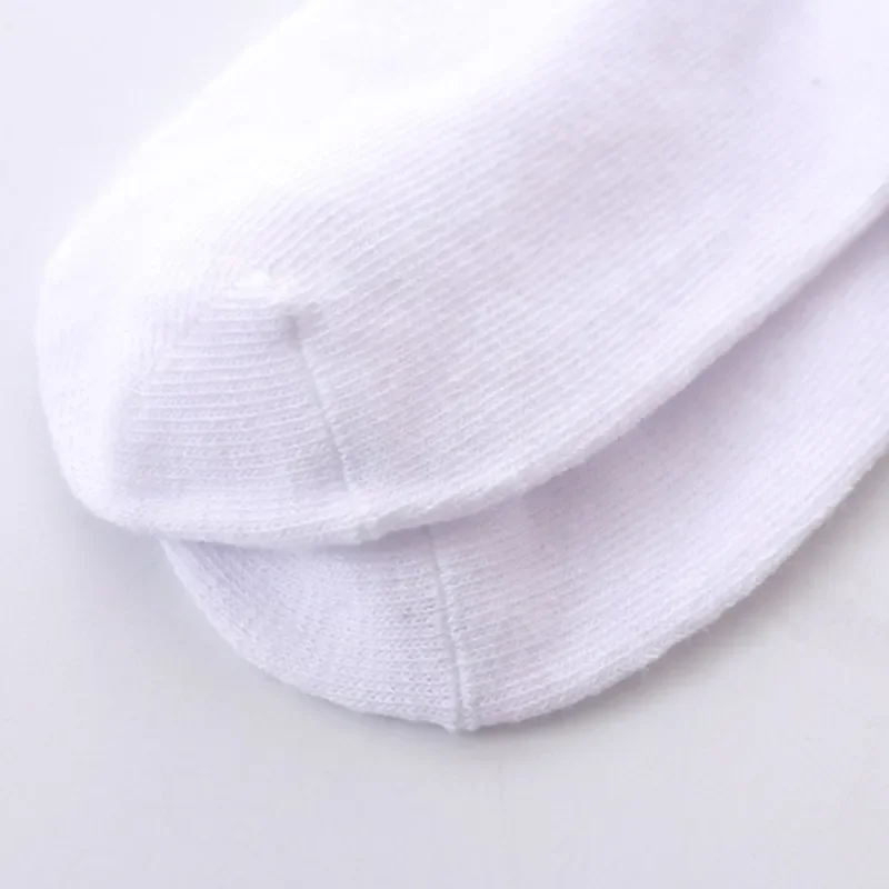 5pairls/Lot Boys Girls Pure White Socks Cotton Soft Socks Newborn Babys Loose Comfortable