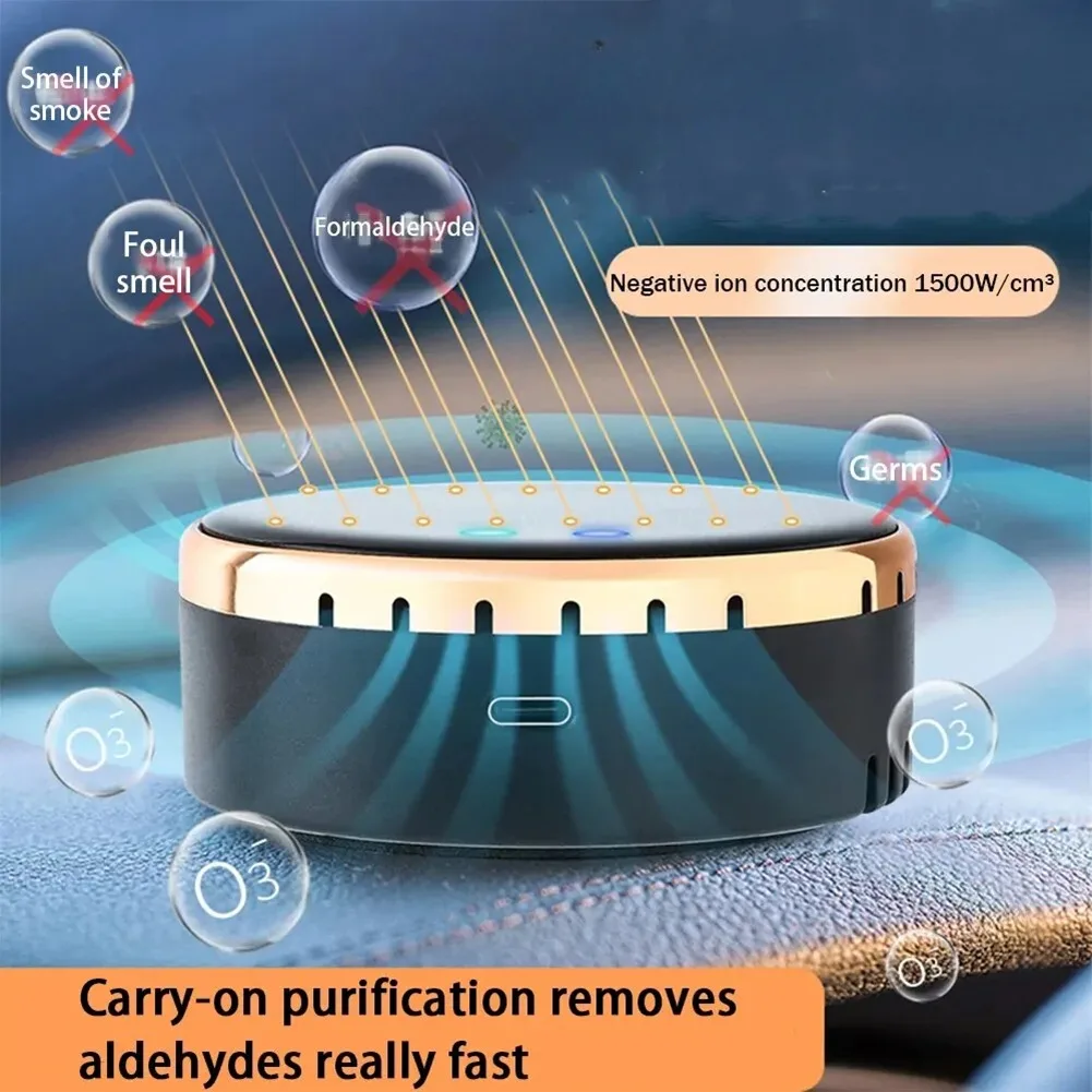 new dual-purpose solar anion removal formaldehyde deodorization disinfection deodorizer for home and car