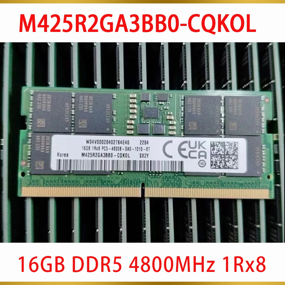 16GB DDR5 4800MHz 1Rx8 4800B Laptop RAM For Samsung Notebook Memory M425R2GA3BB0 CQKOL