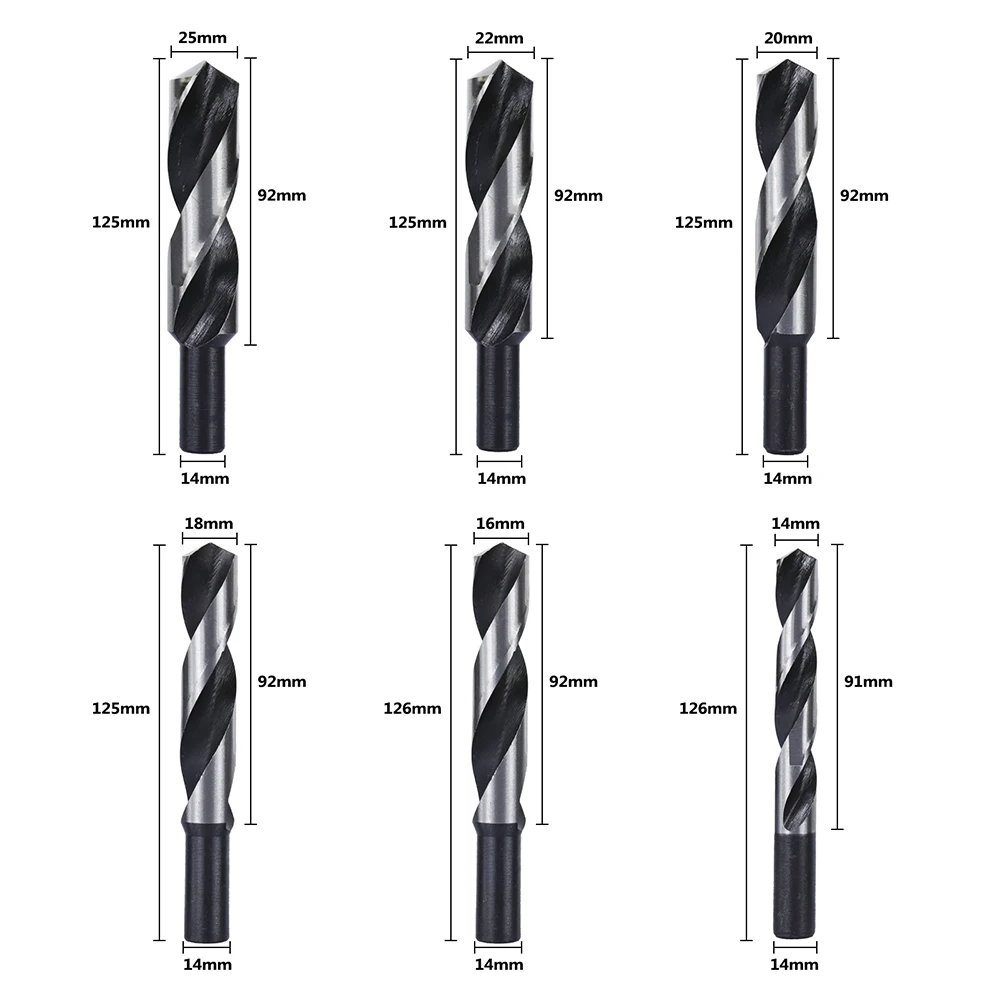 CoCud Reduced Shank Drill Bit, 30mm Cutting Edge 1/2" Shank, Nitride - View #5