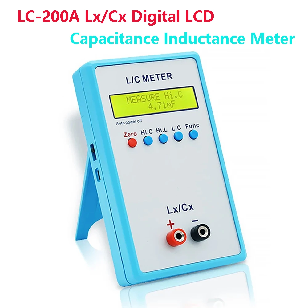 Inductance and Capacitance Meter LC-200A Hand-held Digital LCD