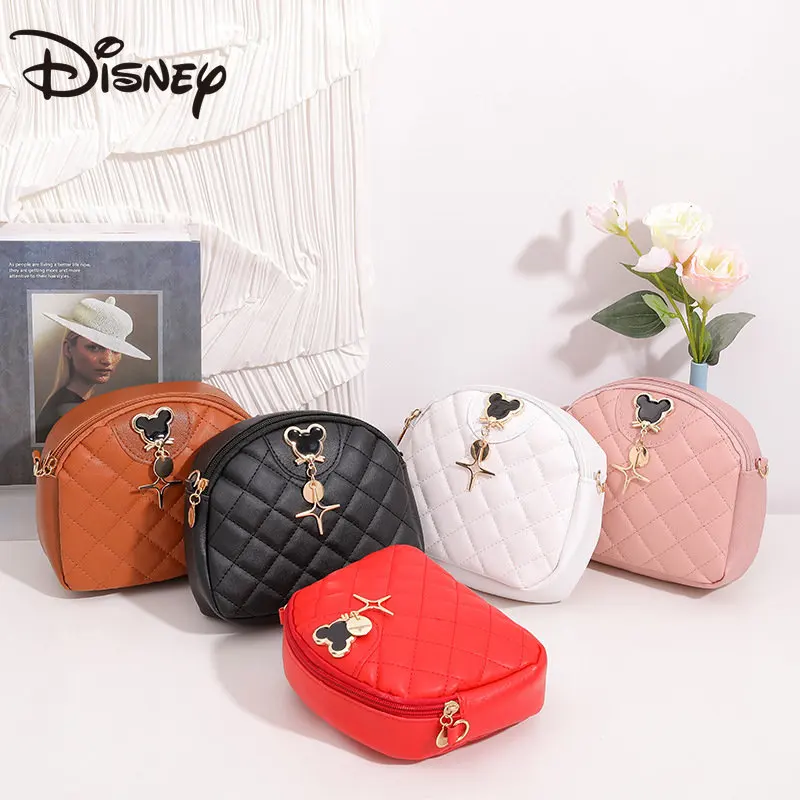 MINISO Disney Pu Round Bag New 2023 Girl Messenger Bag Fashion