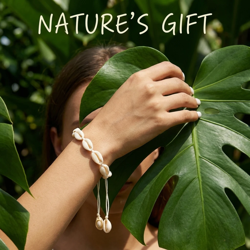 Böhmisches Kaurischnecken-Muschel Surfer-Armband für Frauen Handgefertigtes Geflochtenes Seil Verstellbares Makramee-Handarmband Sommer Strand Schmuck – Detail 2