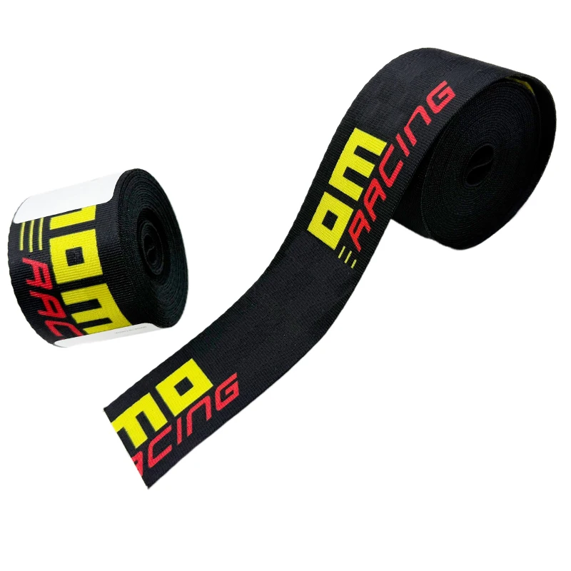 Universal Car Safety Seat Belt High Strength Auto Seat Belt Webbing Nylon Racing Car Modify Safety Belts Harness Strap 2PC