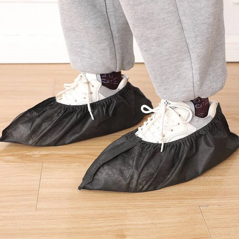 Shoe Covers Disposable 100Pack Non Slip Boot Booties Covers Durable Foot Shoe Protectors shoe covers disposable shoe covers for Indoors Outdoors Home Floors Carpet