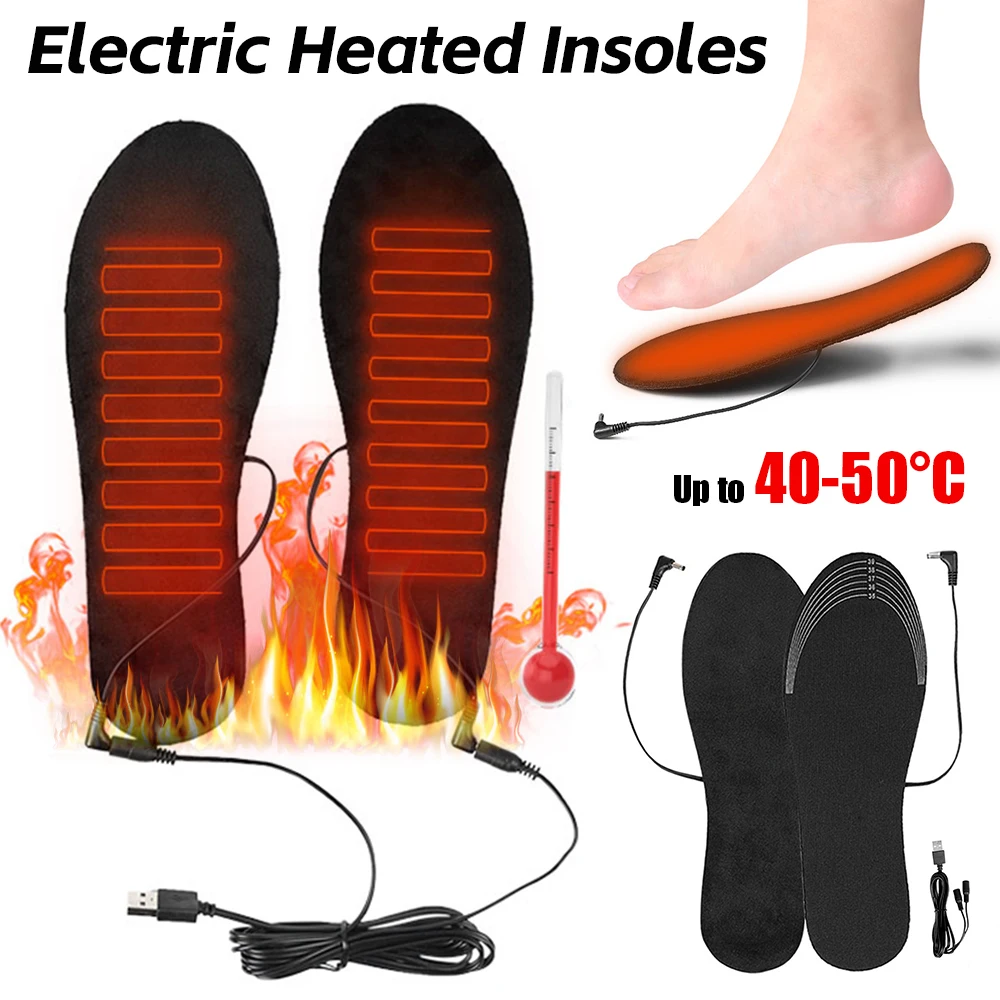 SneakersFootHeaterShoeInsolesHeatingInsolesElectricHeated