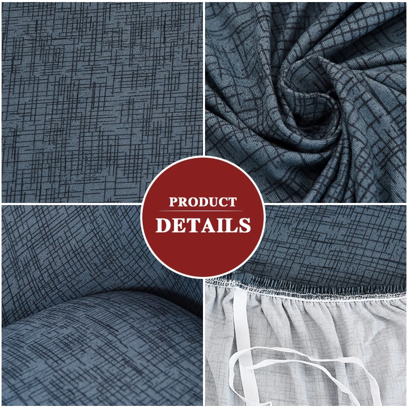 Texture Pattern Sofa Covers for Living Room All-inclusive Elastic Chair Couch Corner Sectional Sofa Cover Furniture Slipcover 5