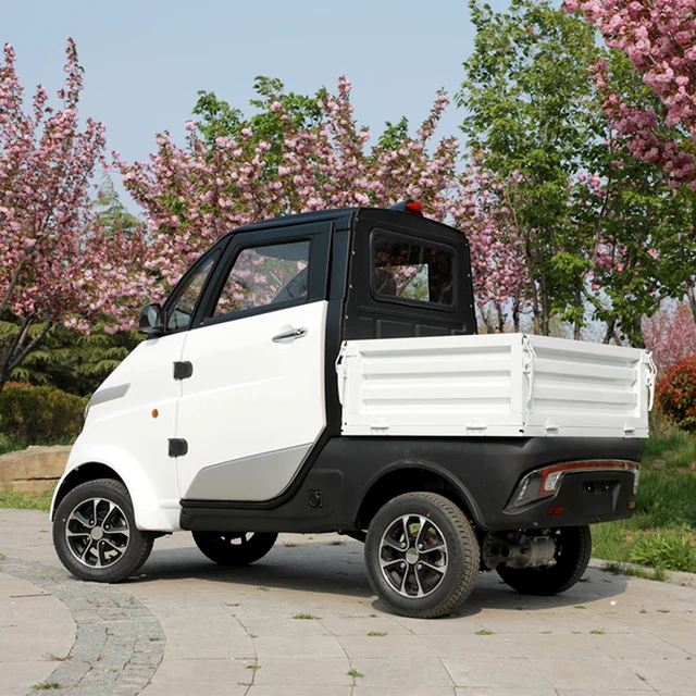 With Air Condition Right Hand Drive Van Electric Pickup Truck Made In China Small 4 Wheel