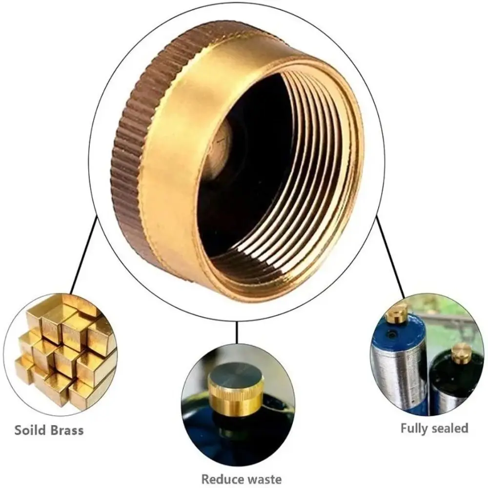 

3 шт., латунные колпачки для бутылок с пропаном