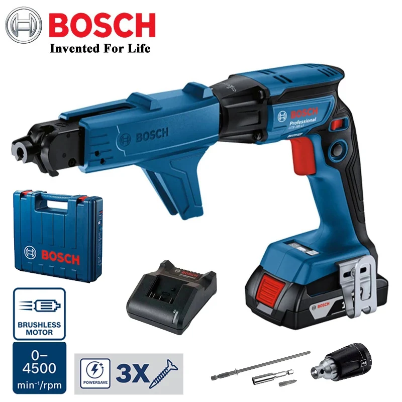 BoschGTB185LIProfessionalCordlessDrywallScrewdriverBrushless