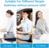 Pc Ergonomic Memory Foam Donut Seat Cushion, Orthopedic Tailbone Support Pillow ， Machine Washable Knit Fabric Cover 3