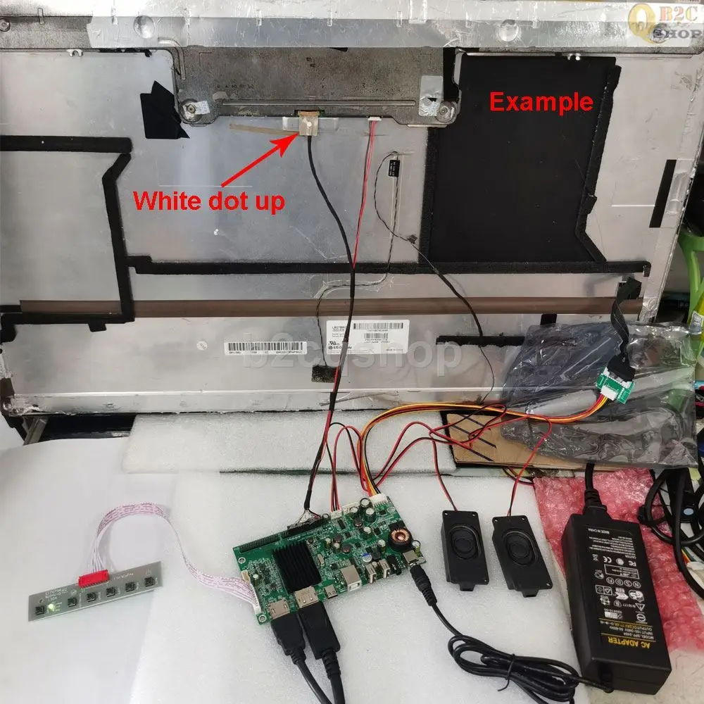 LCD Controller Board Monitor Kit EDP converter for imac 27" A1312 A1316 A1407 LM270WQ1 display HDMI-compatible+DP+USB-TYPE-C