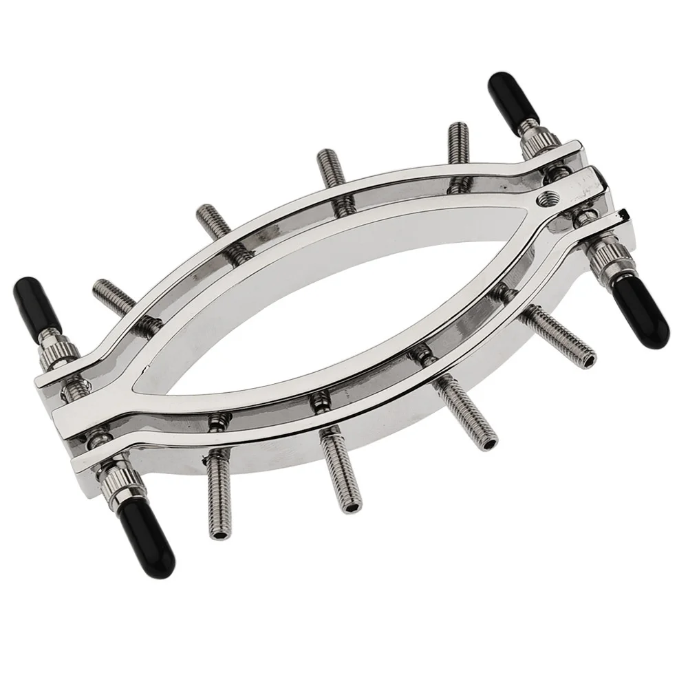 Vagina Speculum Stianless Steel Pussy Clamp with Spikes Labial Clamp Vaginal Expander Speculum Clitoris G-spot Flirt Fetish Bdsm Sex Toy Women vagina speculum