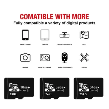 Cartão de Memória de Alta Velocidade em 10 Categorias: 4GB, 8GB, 16GB, 32GB, 64GB, 128GB, Cartão SD e Cartão Mini TF para Monitoramento de Drones e Tacógrafos 1