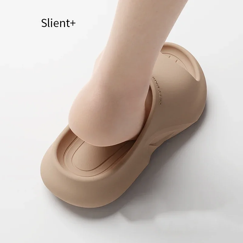 EVA Soft Sole Thick Bottom Waterproof Slippers Summer Big Size Non-slip Home Couple Slippers Ladies Beach Slides Anti-odorant 45 2