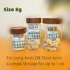 2-Way Humidity Control Packs Size 4g/ 8g, 62% RH for Curing&Storage Flower Buds, Herbs Moisture Balancer, Hydration Packets 5