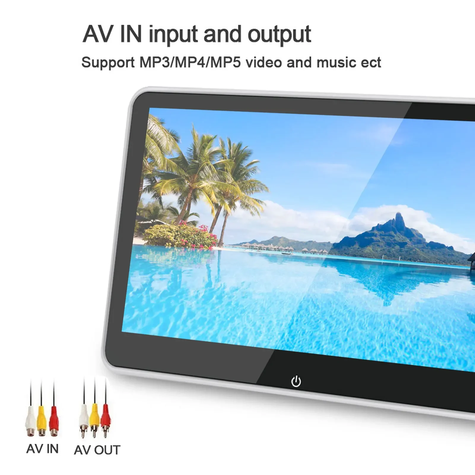  巹Ʈ , 8 ġ IPS ġ ũ, MP5 ÷̾, ¼ θƮ ý, DC 12V